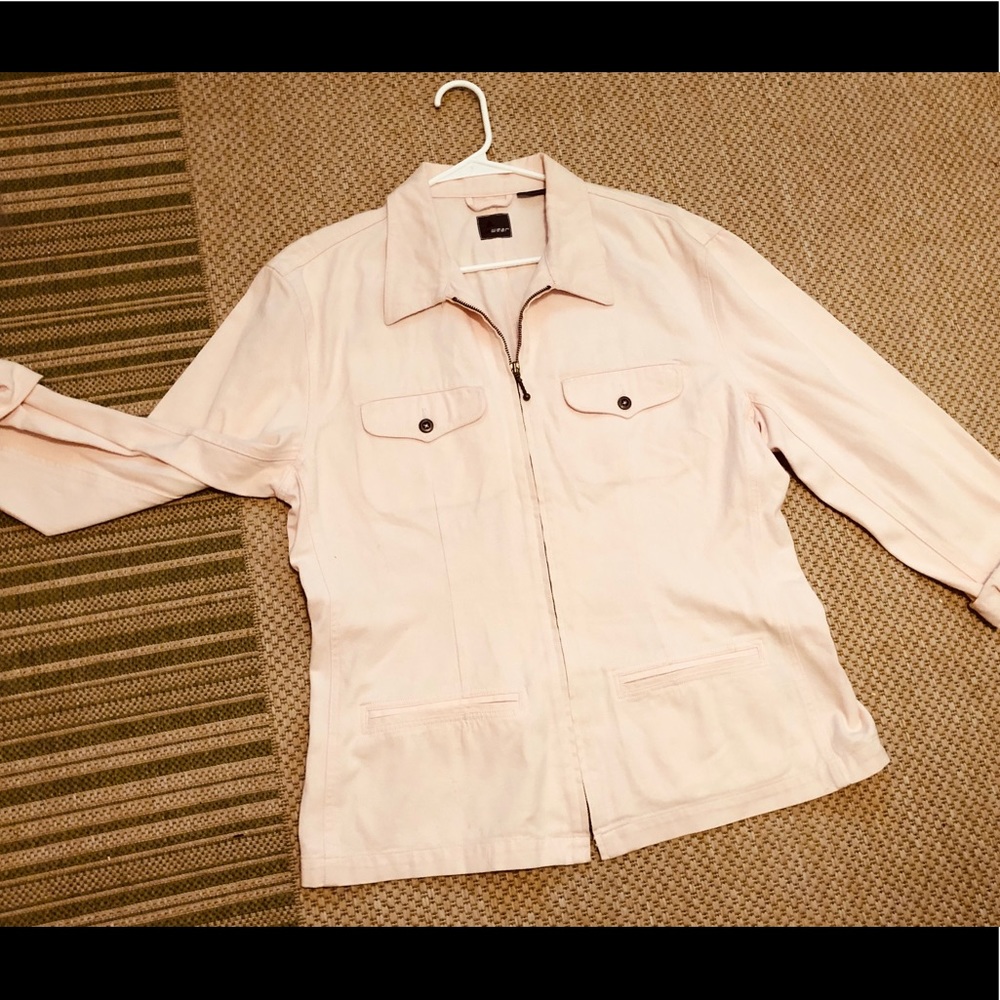 Pale Pink Denim Jacket 14